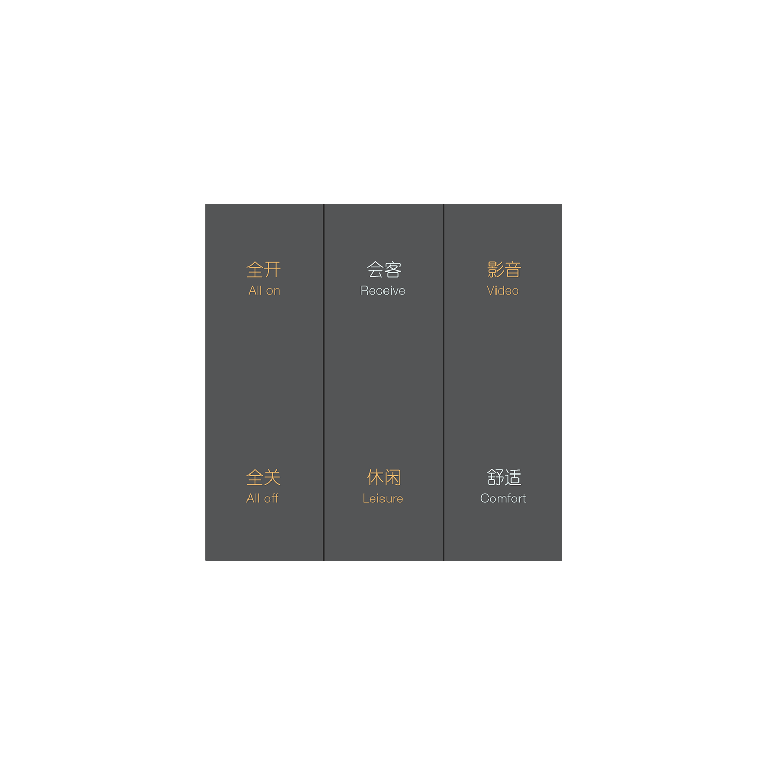 6键智能控制面板-EV1R4