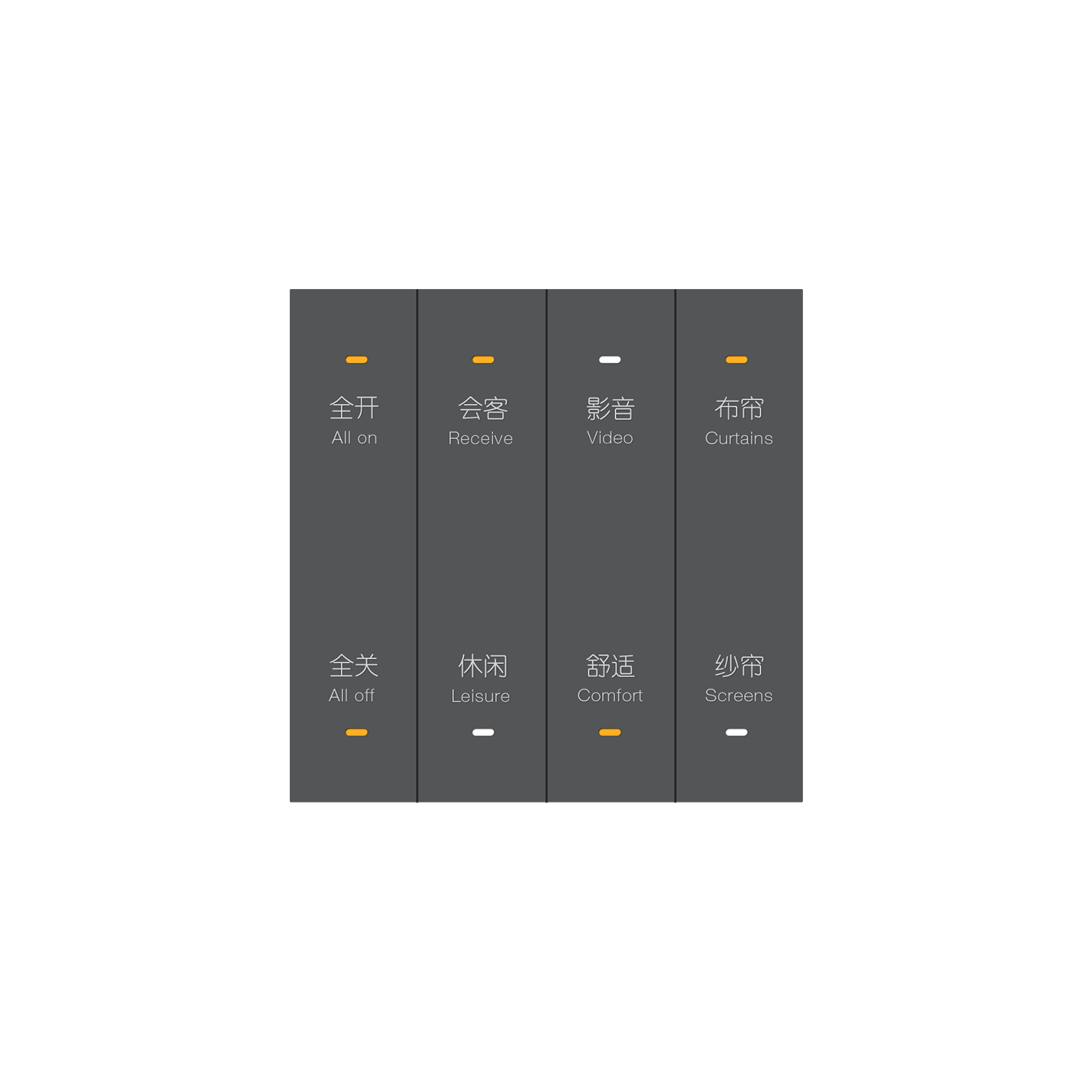 8键智能控制面板-EV2R4