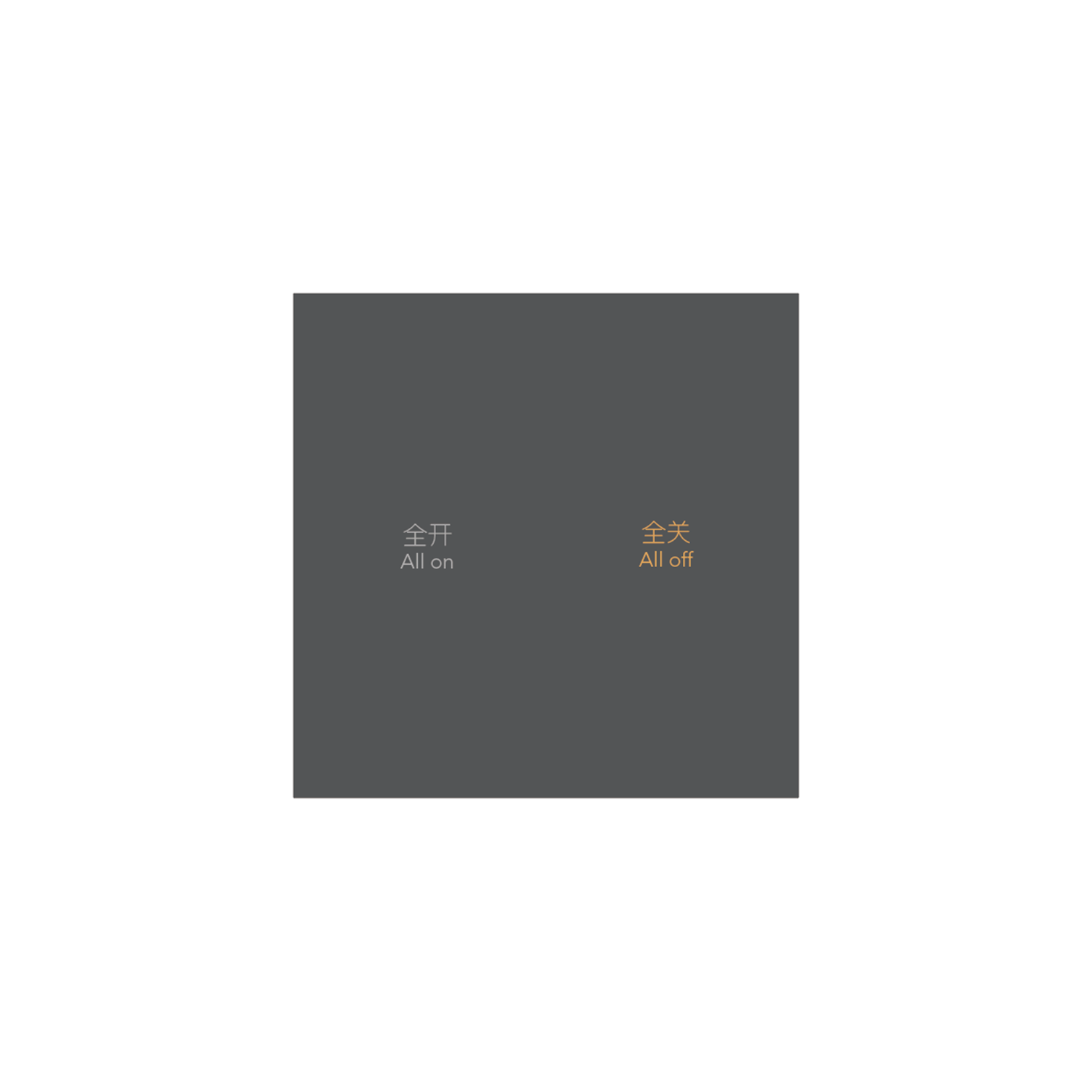 2键智能控制面板-E1